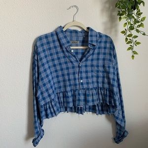 Cropped flannel